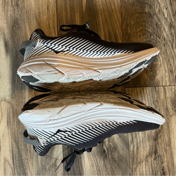 HOKA M Rincon 2 in Black White Size 8.5 Women's EUC - Picture 7 of 10
